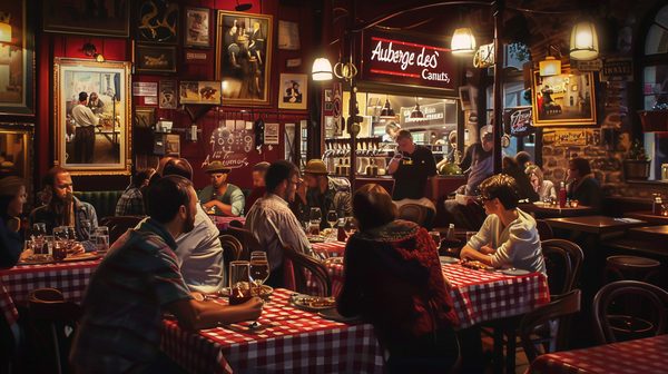 Auberge des canuts - bouchon lyonnais authentique à vieux Lyon